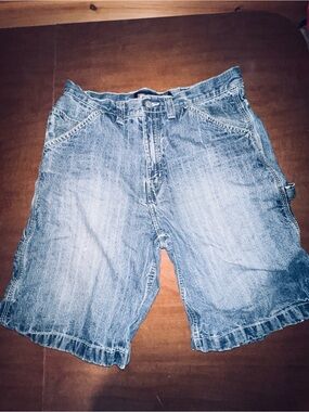 Faded Glory Light Blue Denim Jean Shorts